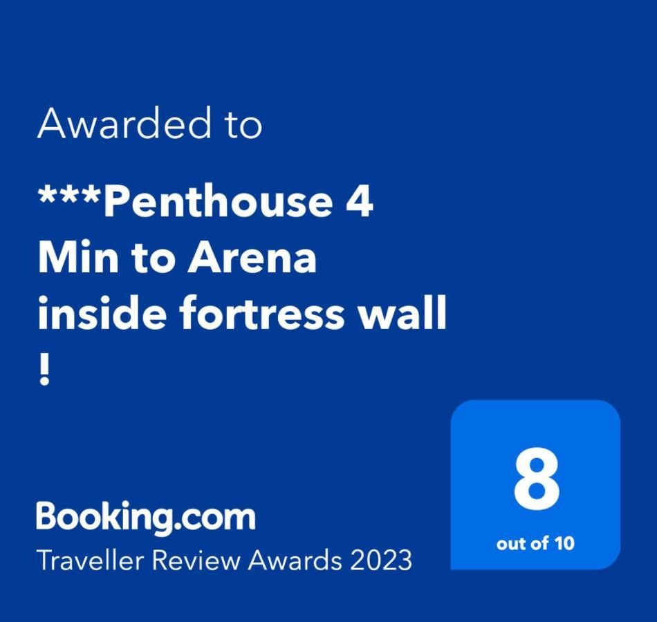 ***Penthouse 4 Min To Arena Inside Fortress Wall ! فيرونا المظهر الخارجي الصورة